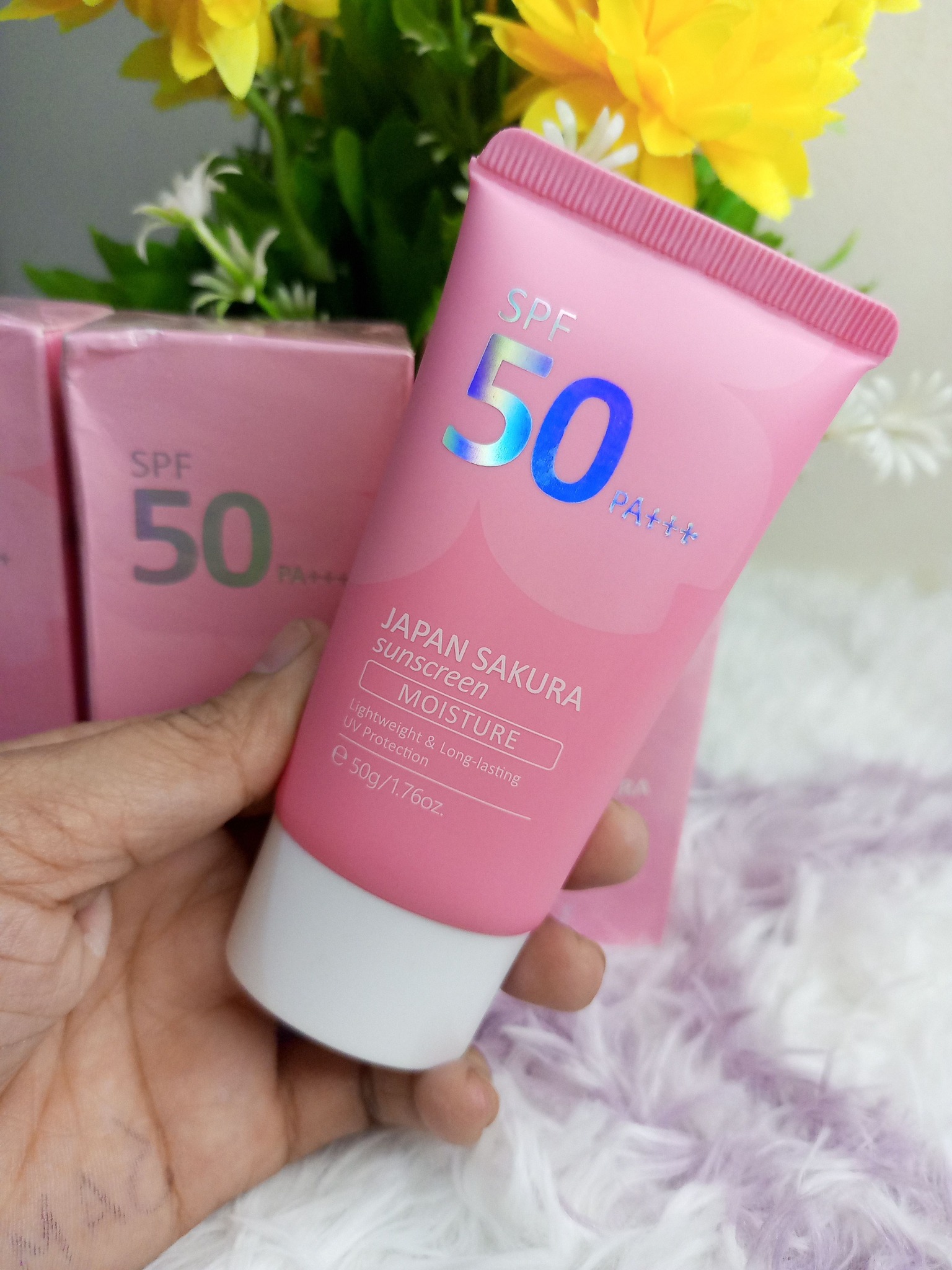 Japan Sakura Sunscreen One Of the Best Cream + Sunscreen